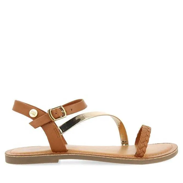 Gioseppo Niñas |Sandalias<Sandalias De Piel Con Detalles Trenzados Y Metalizados Para Nina Y Nino Helix