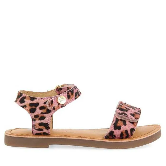 Gioseppo Niñas |Sandalias<Sandalias De Piel Con Estampado Animal Y Cierre Ajustable Para Nina Selite