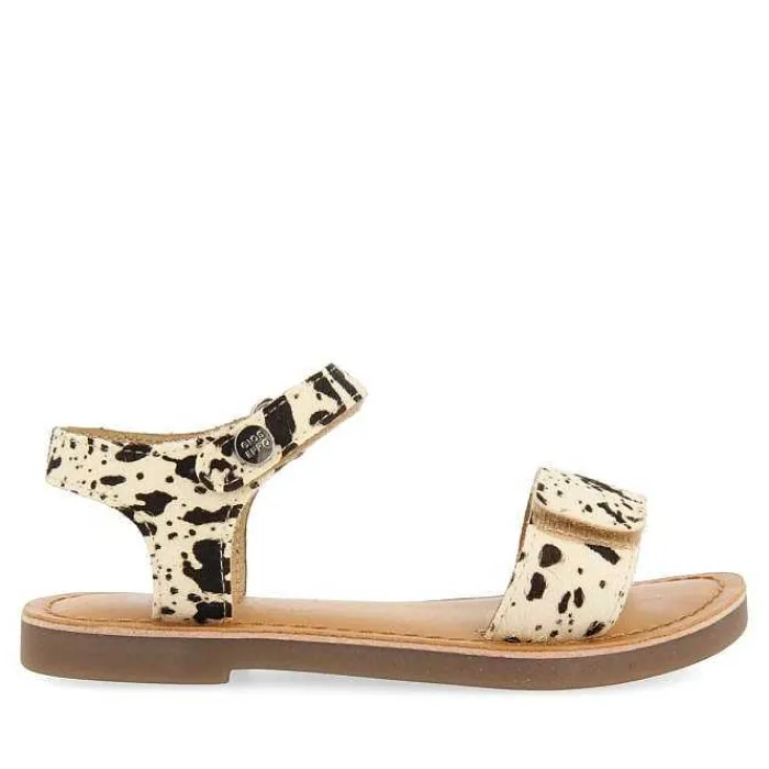 Gioseppo Niñas |Sandalias<Sandalias De Piel Con Estampado Animal Y Cierre Ajustable Para Nina Selite