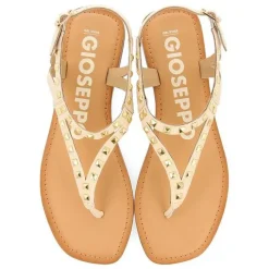 Gioseppo Sandalias Planas<Sandalias De Piel Con Tachuelas Blanco Rojo Para Mujer Trilby