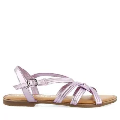 Gioseppo Sandalias Planas<Sandalias De Piel Con Tirantes Cruzados Lavanda Para Mujer Golaj