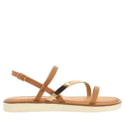 Gioseppo Sandalias Planas<Sandalias De Piel Con Tiras De Piel Y Metalicas Para Mujer Carbis