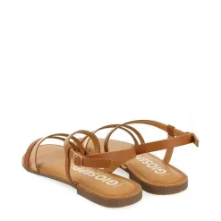 Gioseppo Sandalias Planas<Sandalias De Piel Con Tiras De Piel Y Metalicas Para Mujer Bargeme