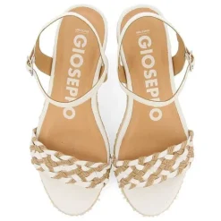 Gioseppo Sandalias Cuña<Sandalias De Piel Con Trenzado Bicolor Y Cuña De Yute Para Mujer Sunol
