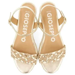 Gioseppo Sandalias Cuña<Sandalias De Piel Con Trenzado Bicolor Y Cuña De Yute Para Mujer Sunol