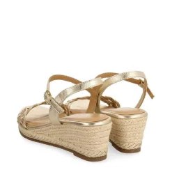 Gioseppo Sandalias Cuña<Sandalias De Piel Con Trenzado Bicolor Y Cuña De Yute Para Mujer Sunol