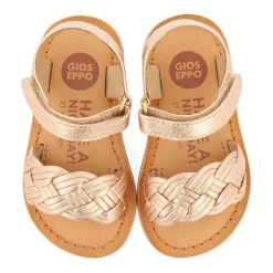 Gioseppo Bebe |Sandalias Bebe Nina<Sandalias De Piel Con Trenzado Y Cierre Ajustable Para Bebe Flushe Oro Rosa