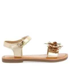 Gioseppo Niñas |Sandalias<Sandalias De Piel Dorada Con Adornos De Flores Para Nina Y Nino Imotski