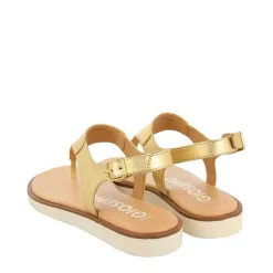 Gioseppo Sandalias Planas<Sandalias De Piel Dorada Para Mujer Fierze