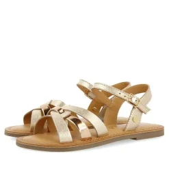 Gioseppo Niñas |Sandalias<Sandalias De Piel Dorada Con Detalle Metalizado Para Nina Y Nino Imbler