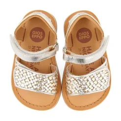 Gioseppo Bebe |Sandalias Bebe Nina<Sandalias De Piel Dorada Con Tira Trenzada Y Cierre Ajustable Para Bebe Athena