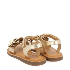 Gioseppo Niñas |Sandalias<Sandalias De Piel Dorada Con Adornos De Flores Para Nina Y Nino Shegan