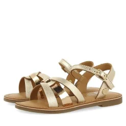 Gioseppo Niñas |Sandalias<Sandalias De Piel Dorada Con Detalles Metalicos Para Nina Y Nino Nicolosi
