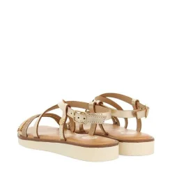 Gioseppo Niñas |Sandalias<Sandalias De Piel Dorada Con Trenzados, Brillos Y Accesos Metalicos Para Nina Y Nino Merrill
