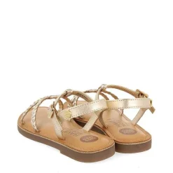 Gioseppo Niñas |Sandalias<Sandalias De Piel Dorada Con Trenzado Para Nina Y Nino Cinisi