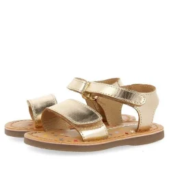 Gioseppo Bebe |Sandalias Bebe Nina<Sandalias De Piel Dorada Con Estampado Fantasia Para Bebe Himare