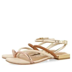 Gioseppo Sandalias Planas<Sandalias De Piel Multicolor Con Metalicos Para Mujer Latah