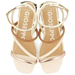 Gioseppo Sandalias Planas<Sandalias De Piel Multicolor Con Metalicos Para Mujer Latah