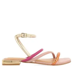 Gioseppo Sandalias Planas<Sandalias De Piel Multicolor Con Metalicos Para Mujer Latah