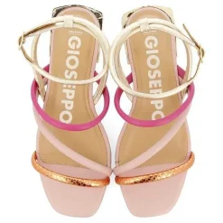 Gioseppo Sandalias Planas<Sandalias De Piel Multicolor Con Metalicos Para Mujer Latah