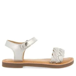 Gioseppo Niñas |Sandalias<Sandalias De Piel Plata Con Trenzado Y Cierre Ajustable Para Nina Y Nino Manastir