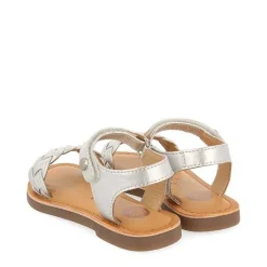Gioseppo Niñas |Sandalias<Sandalias De Piel Plata Con Trenzado Y Cierre Ajustable Para Nina Y Nino Manastir