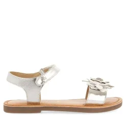 Gioseppo Niñas |Sandalias<Sandalias De Piel Plata Con Adornos De Flores Para Nina Y Nino Imotski