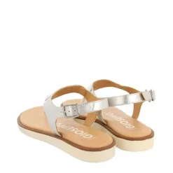 Gioseppo Sandalias Planas<Sandalias De Piel Plata Para Mujer Fierze