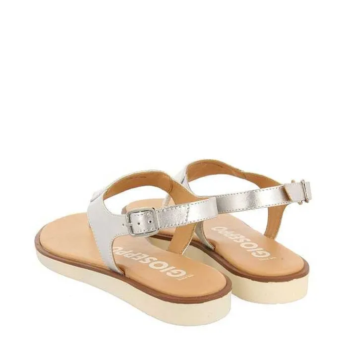 Gioseppo Sandalias Planas<Sandalias De Piel Plata Para Mujer Fierze
