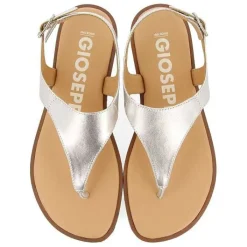 Gioseppo Sandalias Planas<Sandalias De Piel Plata Para Mujer Fierze