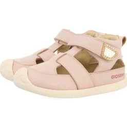 Gioseppo Bebe |Mi Primer Gioseppo<Sandalias De Piel Rosa Con Accesos Metalicos Para Bebe Cerrik