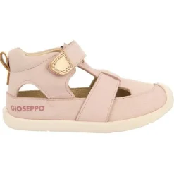 Gioseppo Bebe |Mi Primer Gioseppo<Sandalias De Piel Rosa Con Accesos Metalicos Para Bebe Cerrik