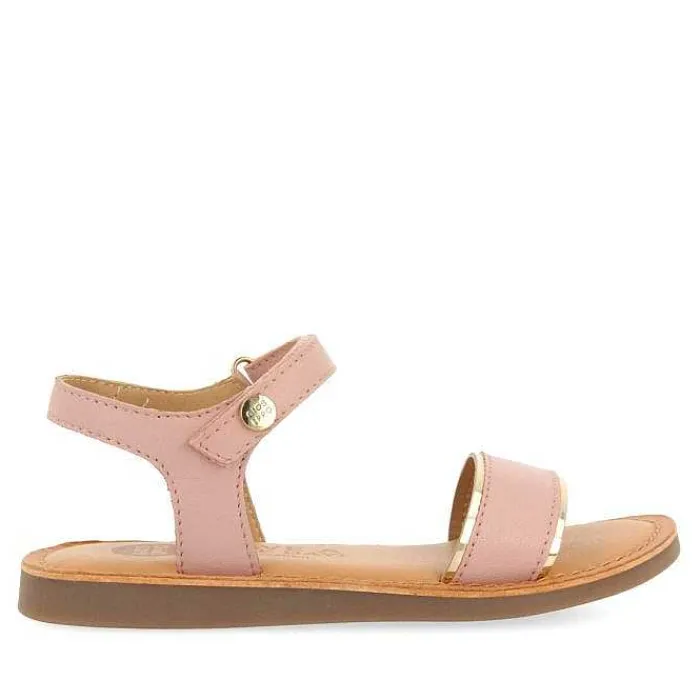 Gioseppo Niñas |Sandalias<Sandalias De Piel Rosa Con Detalles Metalizados Para Nina Y Nino Kavaje