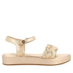 Gioseppo Niñas |Sandalias<Sandalias De Piel Rosa Dorada Con Trenzado Y Suela Voluminosa Para Nina Y Nino Shanico