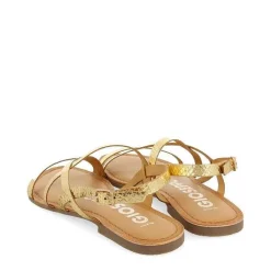 Gioseppo Sandalias Planas<Sandalias De Piel Tira Fina Dorada Para Mujer Dania