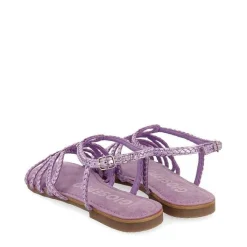 Gioseppo Sandalias Planas<Sandalias De Piel Trenzada Lavanda Para Mujer Yakima