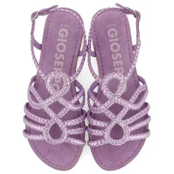 Gioseppo Sandalias Planas<Sandalias De Piel Trenzada Lavanda Para Mujer Yakima