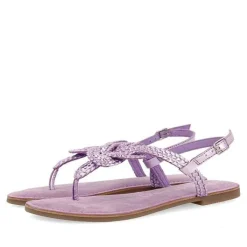 Gioseppo Sandalias Planas<Sandalias De Piel Trenzada Lavanda Para Mujer Zupanja
