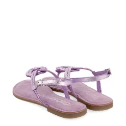 Gioseppo Sandalias Planas<Sandalias De Piel Trenzada Lavanda Para Mujer Zupanja