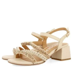 Gioseppo Sandalias Tacon<Sandalias De Tacon Blanco Rojo Con Detalle De Tiras Multicolor Para Mujer Balao