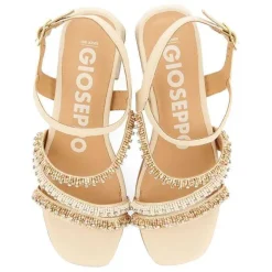 Gioseppo Sandalias Tacon<Sandalias De Tacon Blanco Rojo Con Detalle De Tiras Multicolor Para Mujer Balao
