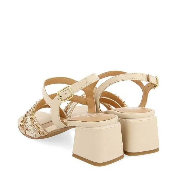 Gioseppo Sandalias Tacon<Sandalias De Tacon Blanco Rojo Con Detalle De Tiras Multicolor Para Mujer Balao
