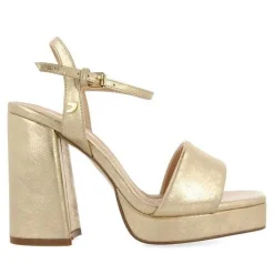 Gioseppo Sandalias Tacon<Sandalias De Tacon Dorado Con Tira Acolchada Para Mujer Lehigh