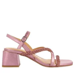 Gioseppo Sandalias Tacon<Sandalias De Tacon Fucsia Con Tiras Y Pedreria Para Mujer Niscemi