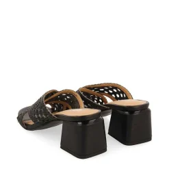 Gioseppo Sandalias Tacon<Sandalias De Tacon Negras Con Detalles Trenzados Para Mujer Clarcona