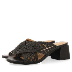 Gioseppo Sandalias Tacon<Sandalias De Tacon Negras Con Detalles Trenzados Para Mujer Clarcona