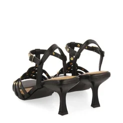 Gioseppo Sandalias Tacon<Sandalias De Tacon Negras Con Adornos Tipo Cangrejo Para Mujer Krizevci