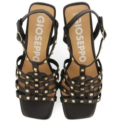 Gioseppo Sandalias Tacon<Sandalias De Tacon Negras Con Adornos Tipo Cangrejo Para Mujer Krizevci