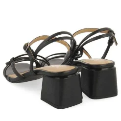 Gioseppo Sandalias Tacon<Sandalias De Tacon Negro Con Tiras Trenzadas Para Mujer Pustec