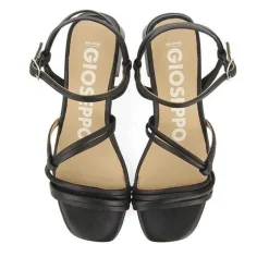 Gioseppo Sandalias Tacon<Sandalias De Tacon Negro Con Tiras Trenzadas Para Mujer Pustec